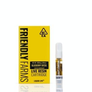 Blueberry Diesel - 1g Live Resin Cartridge